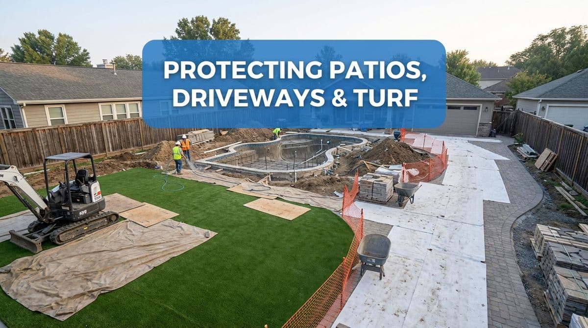 Featured post - How We Protect Patios, Driveways & Turf in Construction