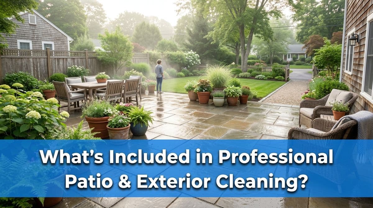 Blog post What’s Included in Professional Patio & Exterior Cleaning? image