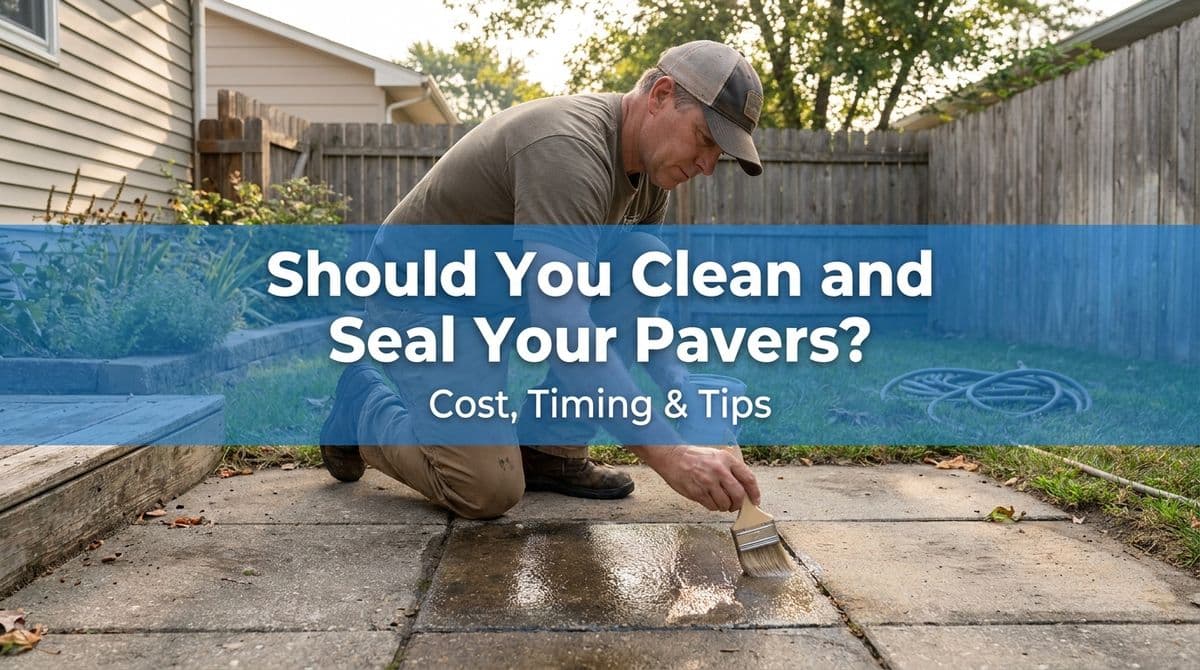 Blog post Should You Clean and Seal Your Pavers? Cost, Timing & Tips image