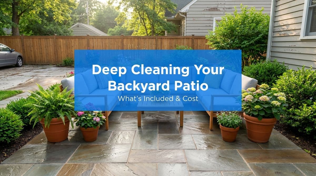 Deep Cleaning Your Backyard Patio: What’s Included & Cost image