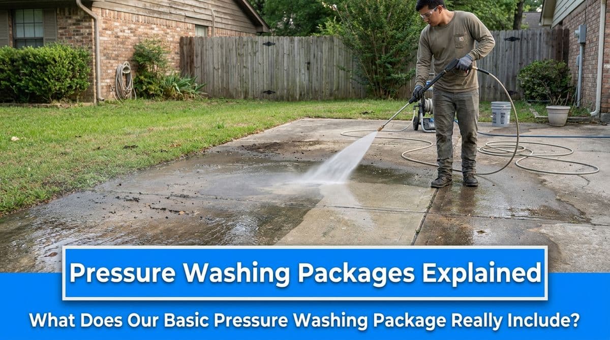 Featured post - What Does Our Basic Pressure Washing Package Really Include?
