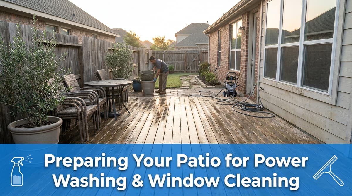 Featured post - Preparing Your Patio for Power Washing & Window Cleaning